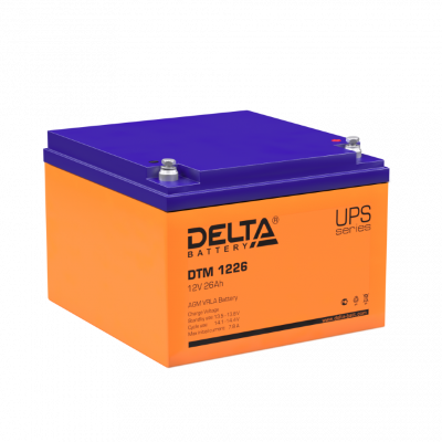 АКБ Delta DTM 1226 Аккумулятор герметичный свинцово-кислотный