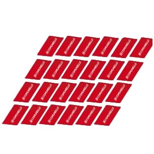 Все Comunello LTS Наклейка светоотражающая "COMUNELLO" (24шт.) видеонаблюдения в магазине Vidos Group