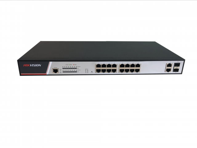 Все Hikvision DS-3E2318P сетевой коммутатор без РоЕ видеонаблюдения в магазине Vidos Group