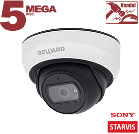Все Купольная IP камера Beward SV3212DBS видеонаблюдения в магазине Vidos Group