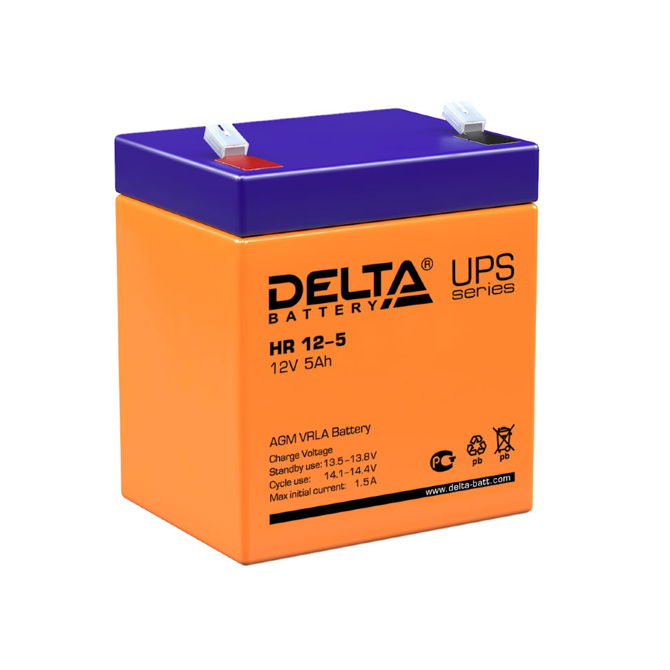 Все DELTA battery HR12-5 видеонаблюдения в магазине Vidos Group