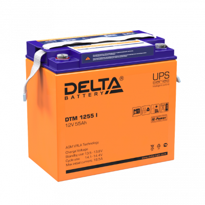 DELTA battery DTM 1255 I универсальная серия аккумуляторов