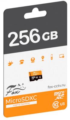 Fox Флеш карта microSDXC 256Gb Class 10 U3