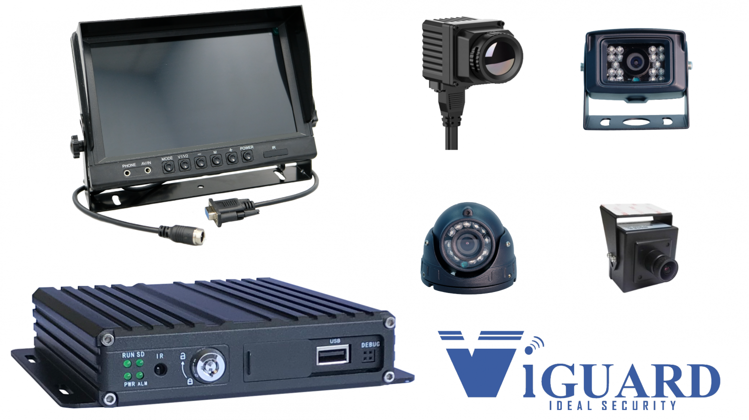 Все Комплект видеонаблюдения с тепловизором offline 4-х канальная линейка видеонаблюдения в магазине Vidos Group
