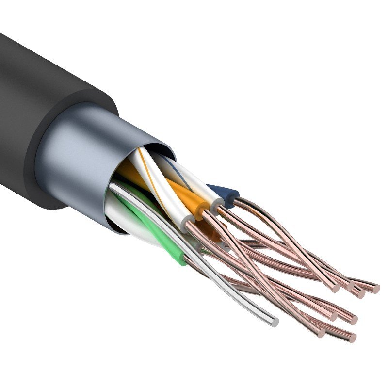 Rexant FTP 4PR 24AWG CAT5e 305м OUTDOOR REXANT (01-0146) кабель «витая пара» (LAN)