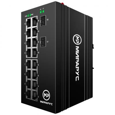 Коммутатор Мирарус MR-SW-I2-GP16S2 (bt) Серия - I (Industrial)