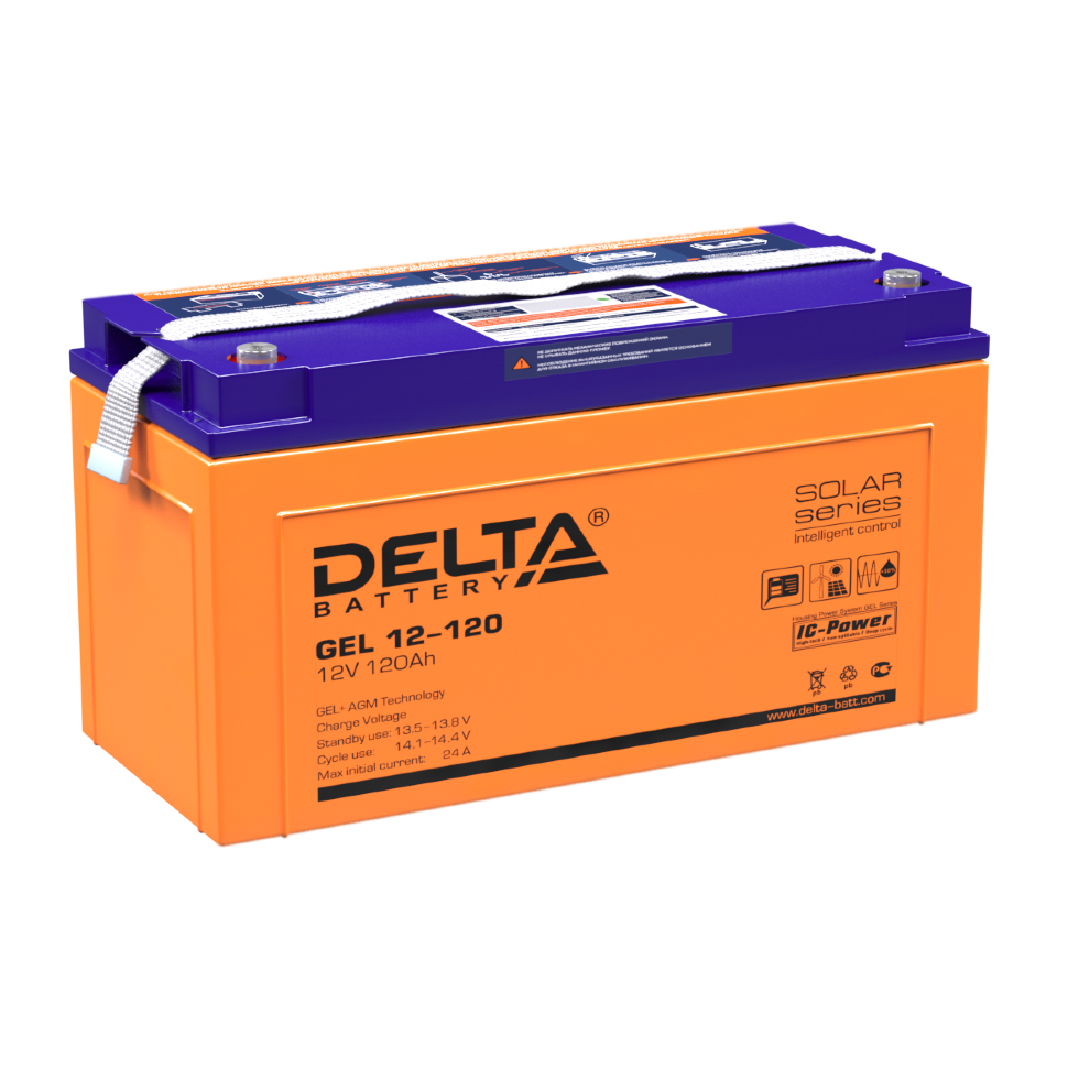 Все DELTA battery GEL 12-120 видеонаблюдения в магазине Vidos Group