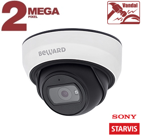 Все Купольная IP камера Beward SV2012DBS видеонаблюдения в магазине Vidos Group