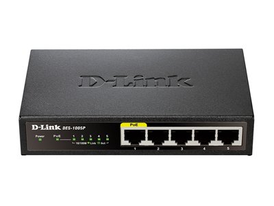 D-Link DES-1005P/A1A коммутатор