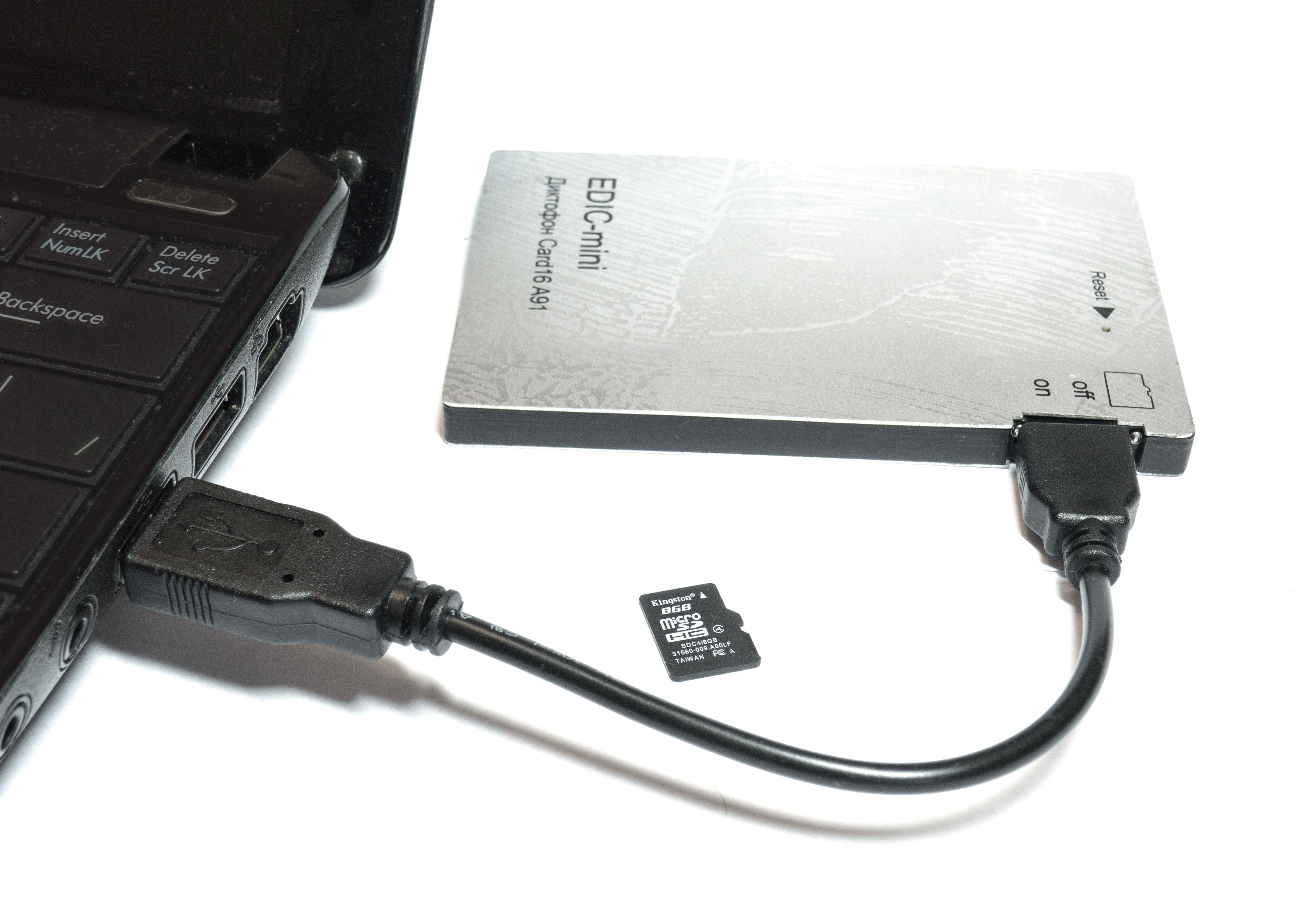 Все Телесистемы EM Card16 А91 (металл, размер 7*65*97мм, вес 72г, автономность до 1000ч, аккумулятор) видеонаблюдения в магазине Vidos Group