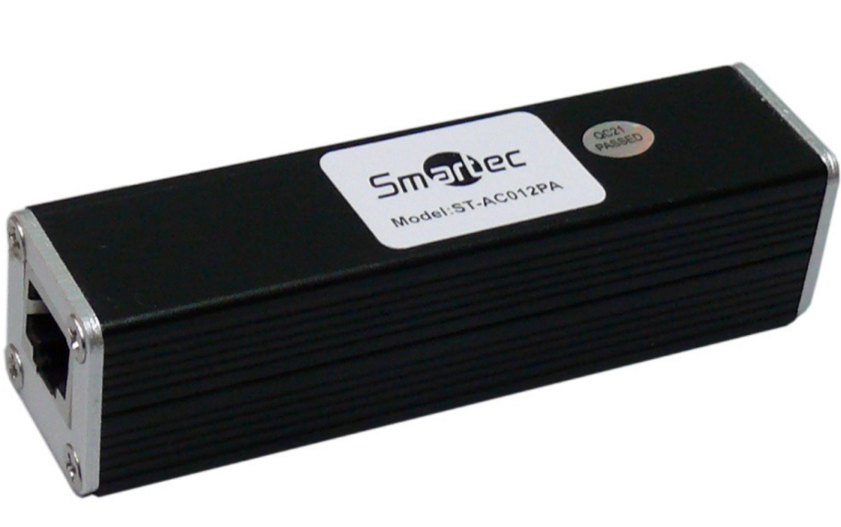 Все Smartec ST-AC012PA POE адаптер 12 В видеонаблюдения в магазине Vidos Group