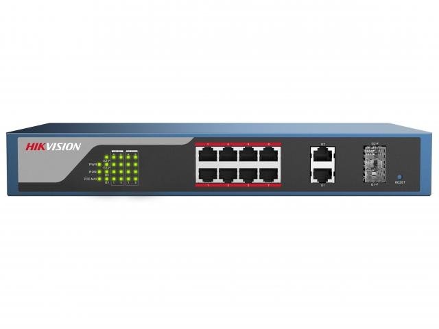 Все HikVision DS-3E1310P-E Коммутатор с РоЕ видеонаблюдения в магазине Vidos Group