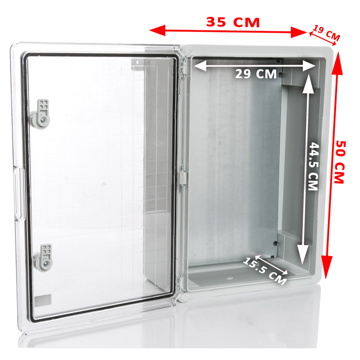 Все PP3016 пластиковый шкаф с прозрачной дверью видеонаблюдения в магазине Vidos Group