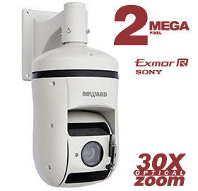 Все Купольная IP камера PTZ Beward B57-30RW видеонаблюдения в магазине Vidos Group