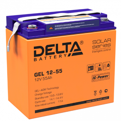 DELTA battery GEL 12-55