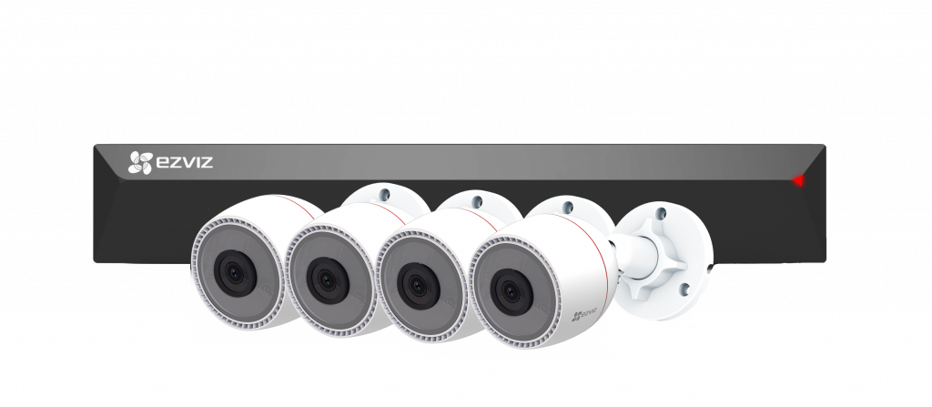 Все Ezviz CS-BN3824A0-E30 набор PoE регистратор 8-ми канальный POE NVR + с камерами C3T видеонаблюдения в магазине Vidos Group