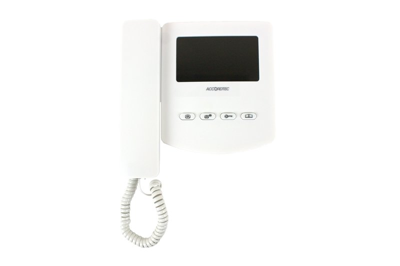 Лучшая цена на AccordTec AT-VD 433C (белый) мониторы видеодомофонов купите с доставкой на дом #оставайтесьдома