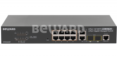 Коммутатор Ethernet с поддержкой PoE Beward STW-822HP