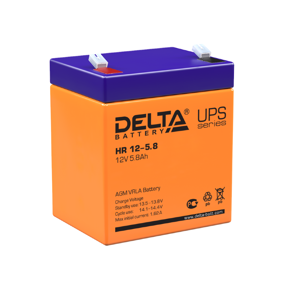 Все DELTA battery HR12-5.8 видеонаблюдения в магазине Vidos Group