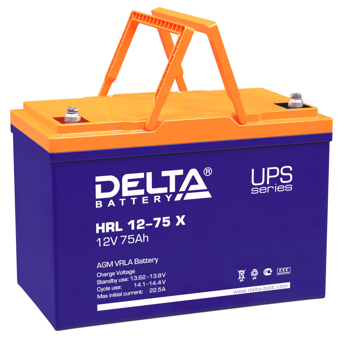 Все Батареи DELTA HRL 12-75 X видеонаблюдения в магазине Vidos Group