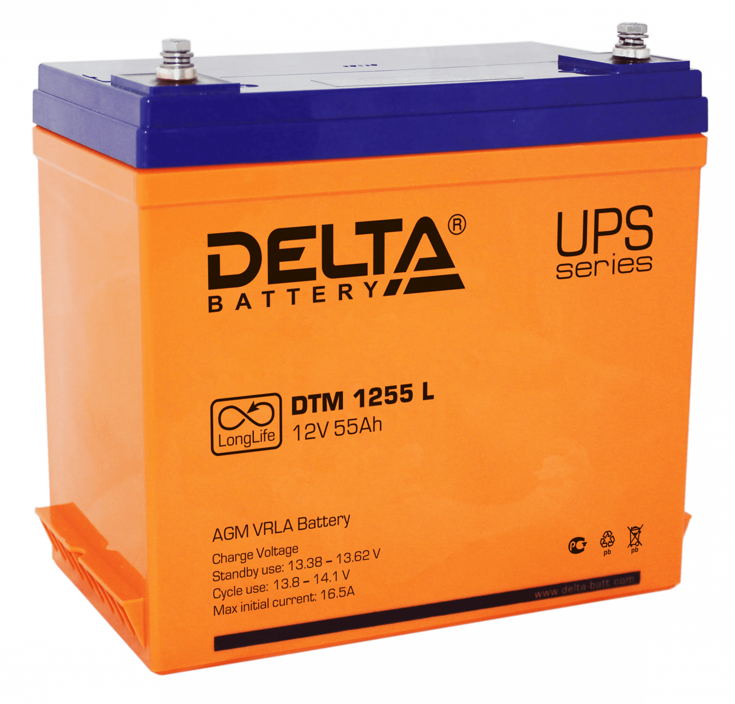 Все DELTA battery DTM 1255 L видеонаблюдения в магазине Vidos Group