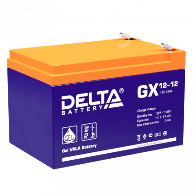 DELTA battery GX 12-12