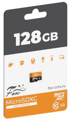 Fox Флеш карта microSDXC 128Gb Class 10 U3