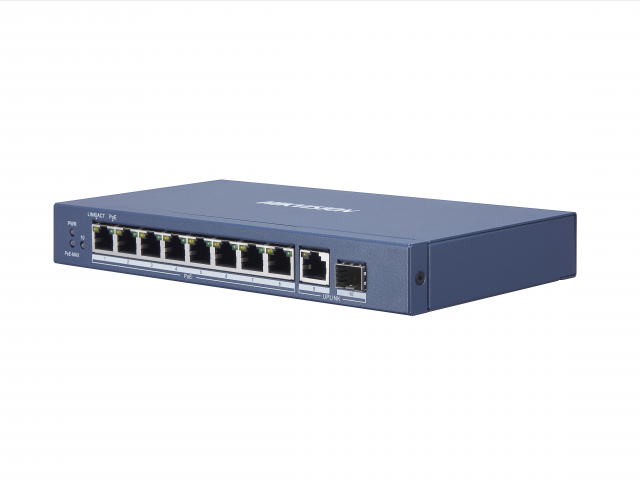 Все Hikvision DS-3E0510P-E/M сетевой коммутатор без РоЕ видеонаблюдения в магазине Vidos Group