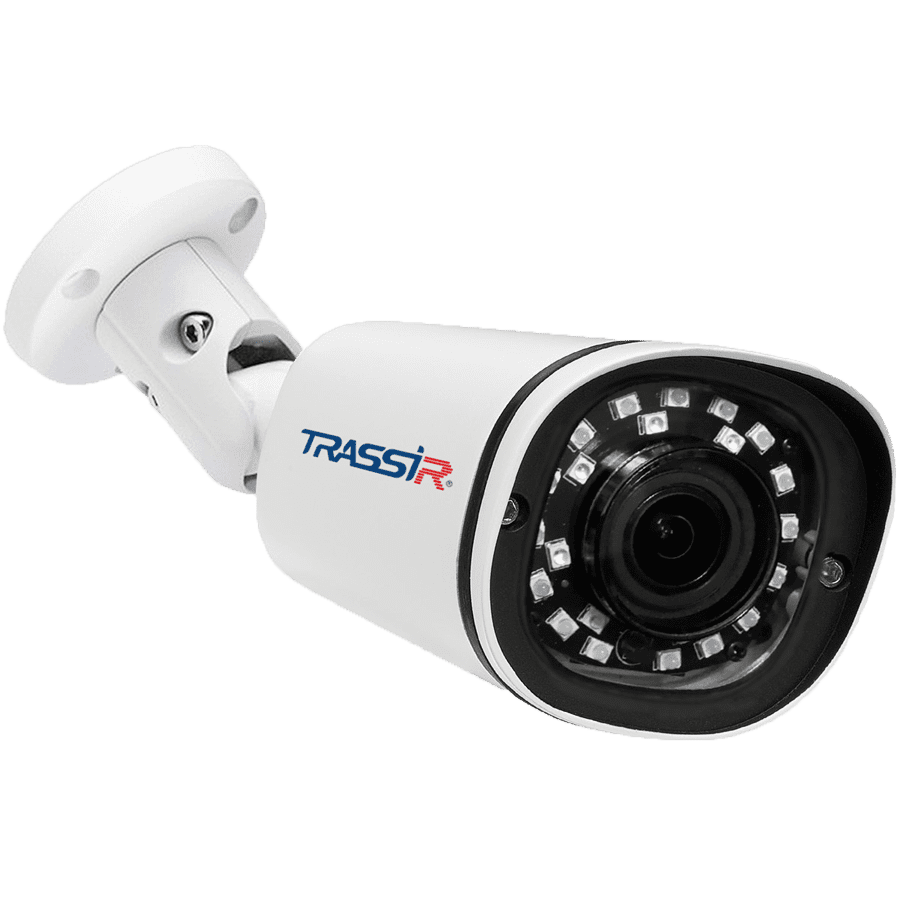 Все TRASSIR TR-D2121IR3 v4 3.6 - Компактная уличная 2Мп IP-камера с ИК-подсветкой видеонаблюдения в магазине Vidos Group