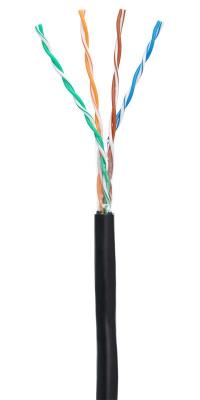 NETLAN EC-UU004-5E-PE-BK Кабель U/UTP 4 пары, Кат.5e (Класс D), 100МГц, одножильный, BC
