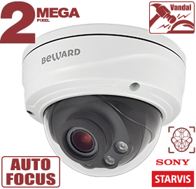 Все Купольная IP камера Beward SV2018DVZ видеонаблюдения в магазине Vidos Group