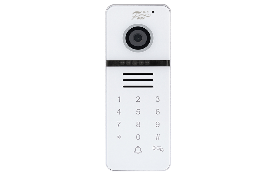 Все Fox FX-CP29 (Белый) вызывная AHD видео панель (1080p)+код+считыватель Mifare видеонаблюдения в магазине Vidos Group